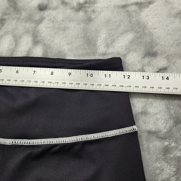 Fila Sport Pant Womens S Black White Striped Ankle Leggings Workout Running Yoga - Picture 5 of 9